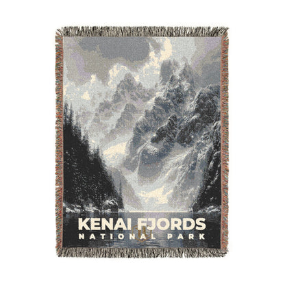 Kenai Fjords National Park Woven Blanket | S15