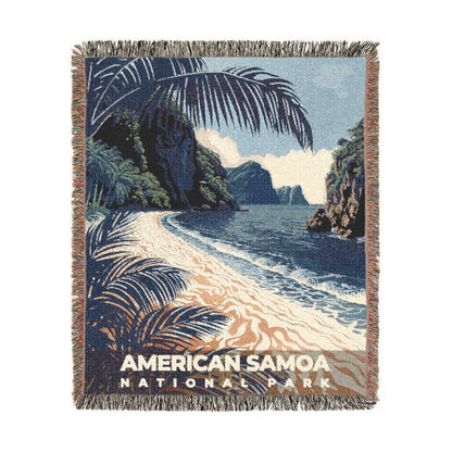 American Samoa National Park Woven Blanket | S19