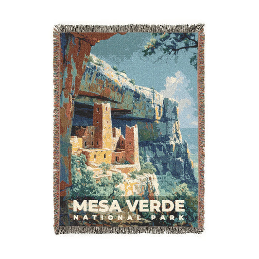 Mesa Verde National Park Woven Blanket | S13