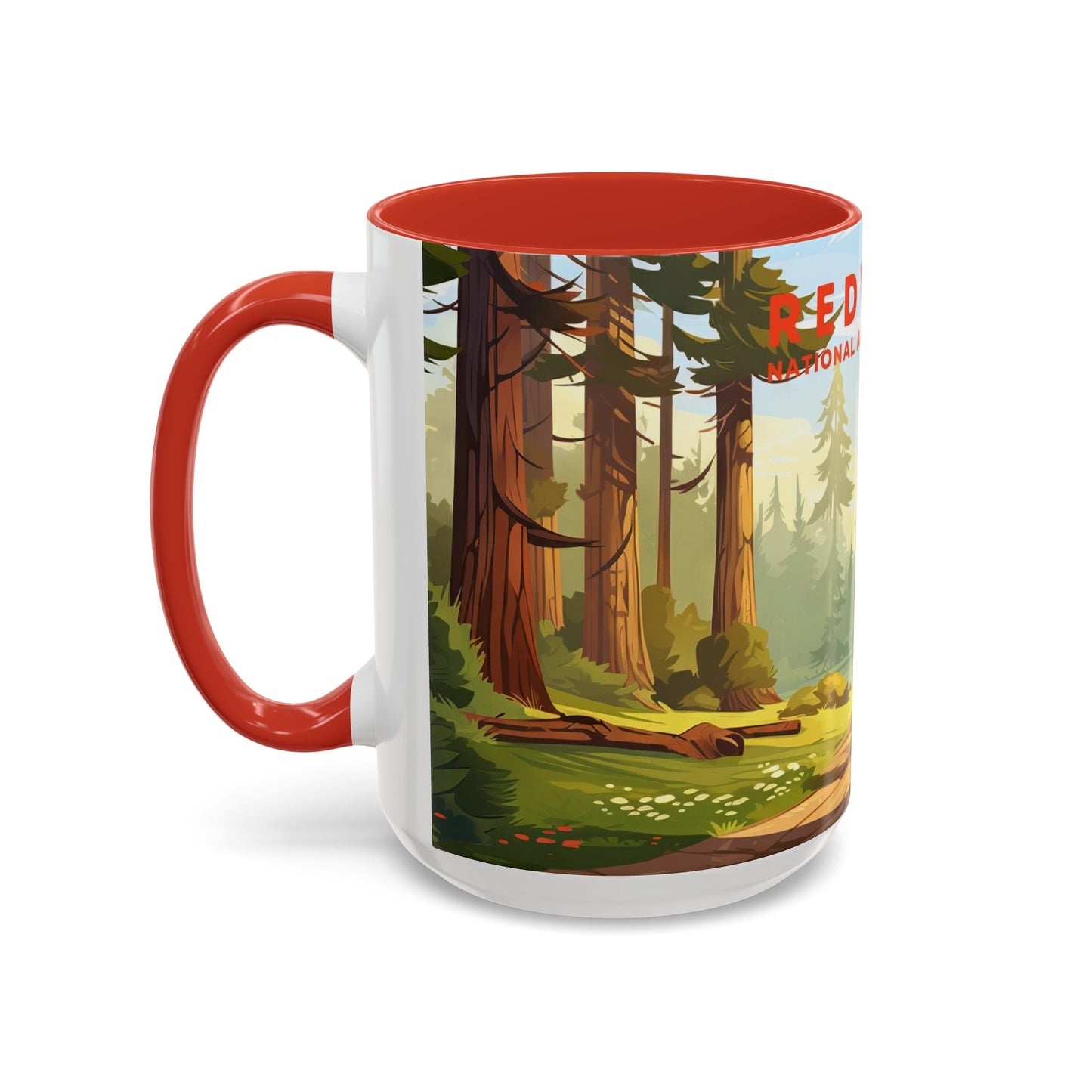 Redwood National Park Mug | Accent Coffee Mug (11, 15oz)