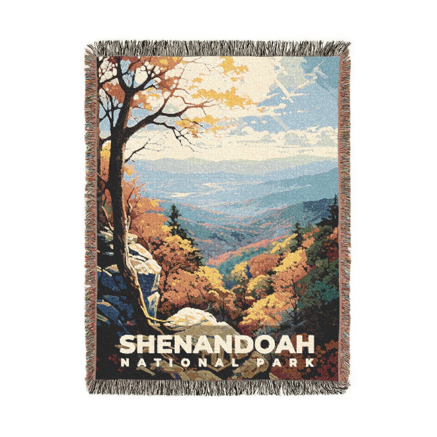 Shenandoah National Park Woven Blanket | S06
