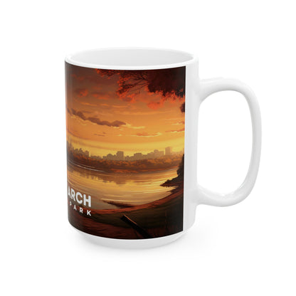 Gateway Arch National Park Mug | White Ceramic Mug (11oz, 15oz)