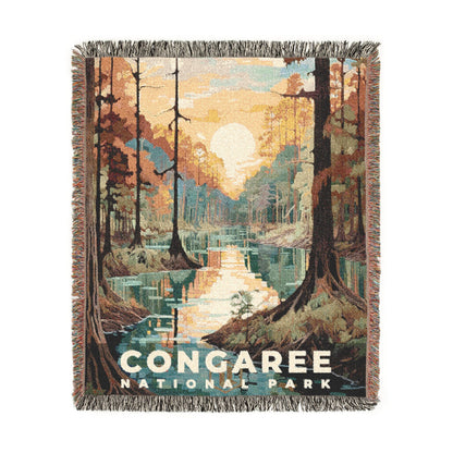 Congaree National Park Woven Blanket | S09