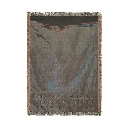 Black Canyon of the Gunnison National Park Woven Blanket | S02