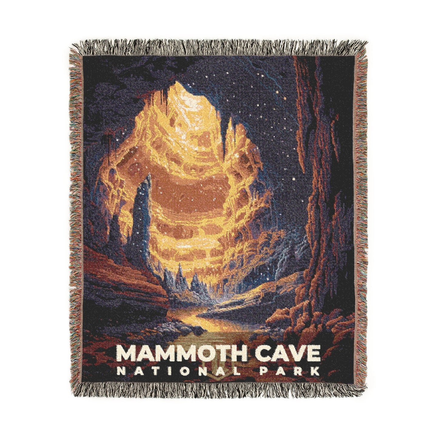 Mammoth Cave National Park Woven Blanket | S11