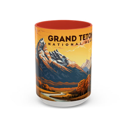 Grand Teton National Park Mug | Accent Coffee Mug (11, 15oz)