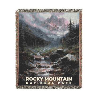 Rocky Mountain National Park Woven Blanket | S12