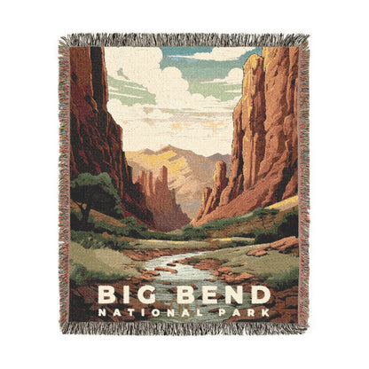 Big Bend National Park Woven Blanket | S07