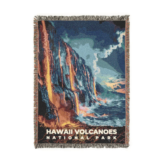Hawaii Volcanoes National Park Woven Blanket | S16