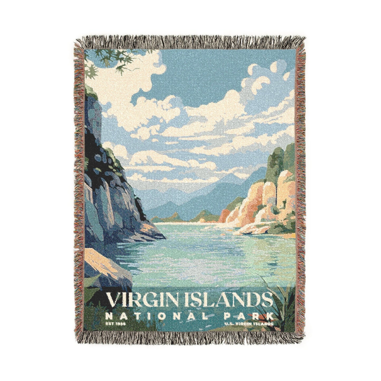 Virgin Islands National Park Woven Blanket | S03