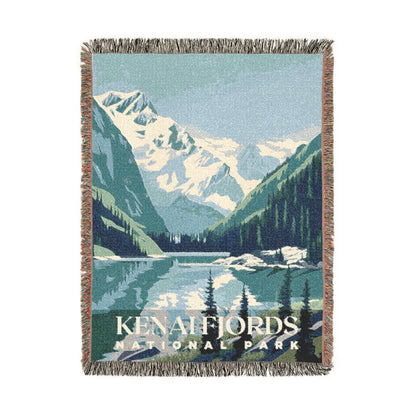Kenai Fjords National Park Woven Blanket | S01