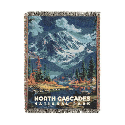 North Cascades National Park Woven Blanket | S16