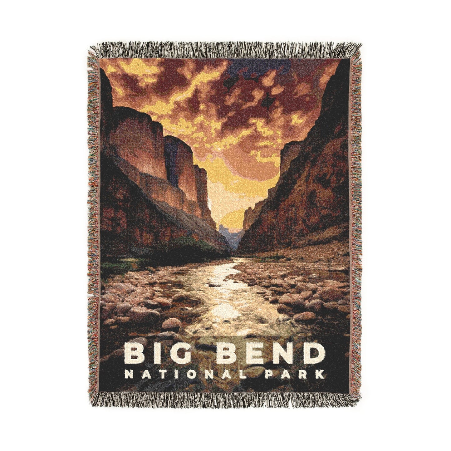Big Bend National Park Woven Blanket | S10