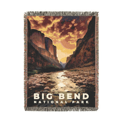 Big Bend National Park Woven Blanket | S10