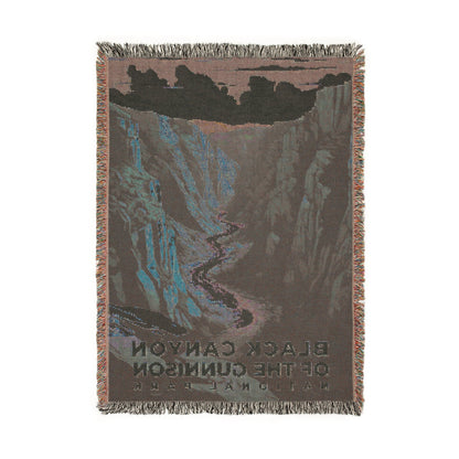 Black Canyon of the Gunnison National Park Woven Blanket | S07