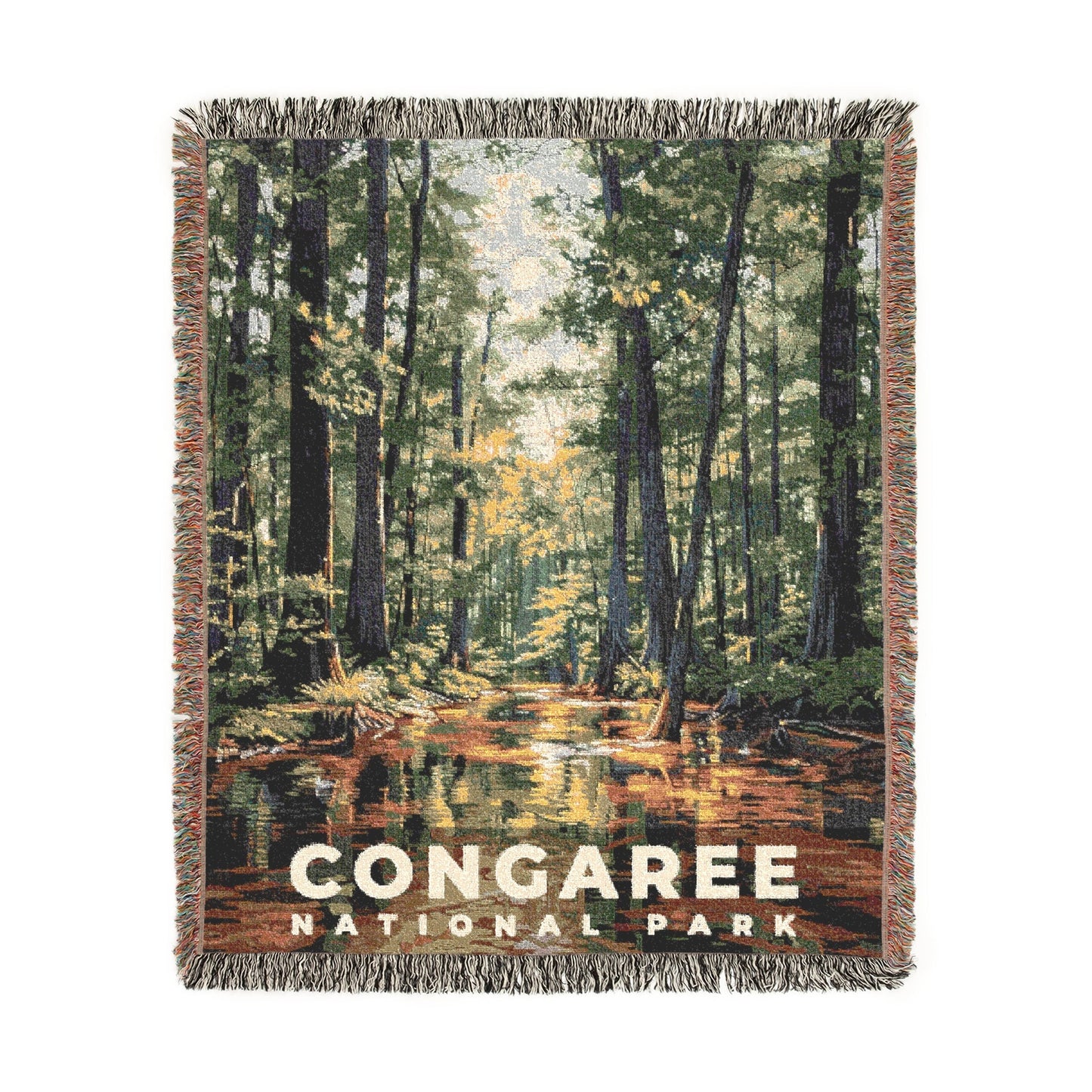 Congaree National Park Woven Blanket | S18