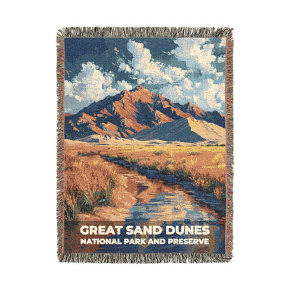 Great Sand Dunes National Park Woven Blanket | S14