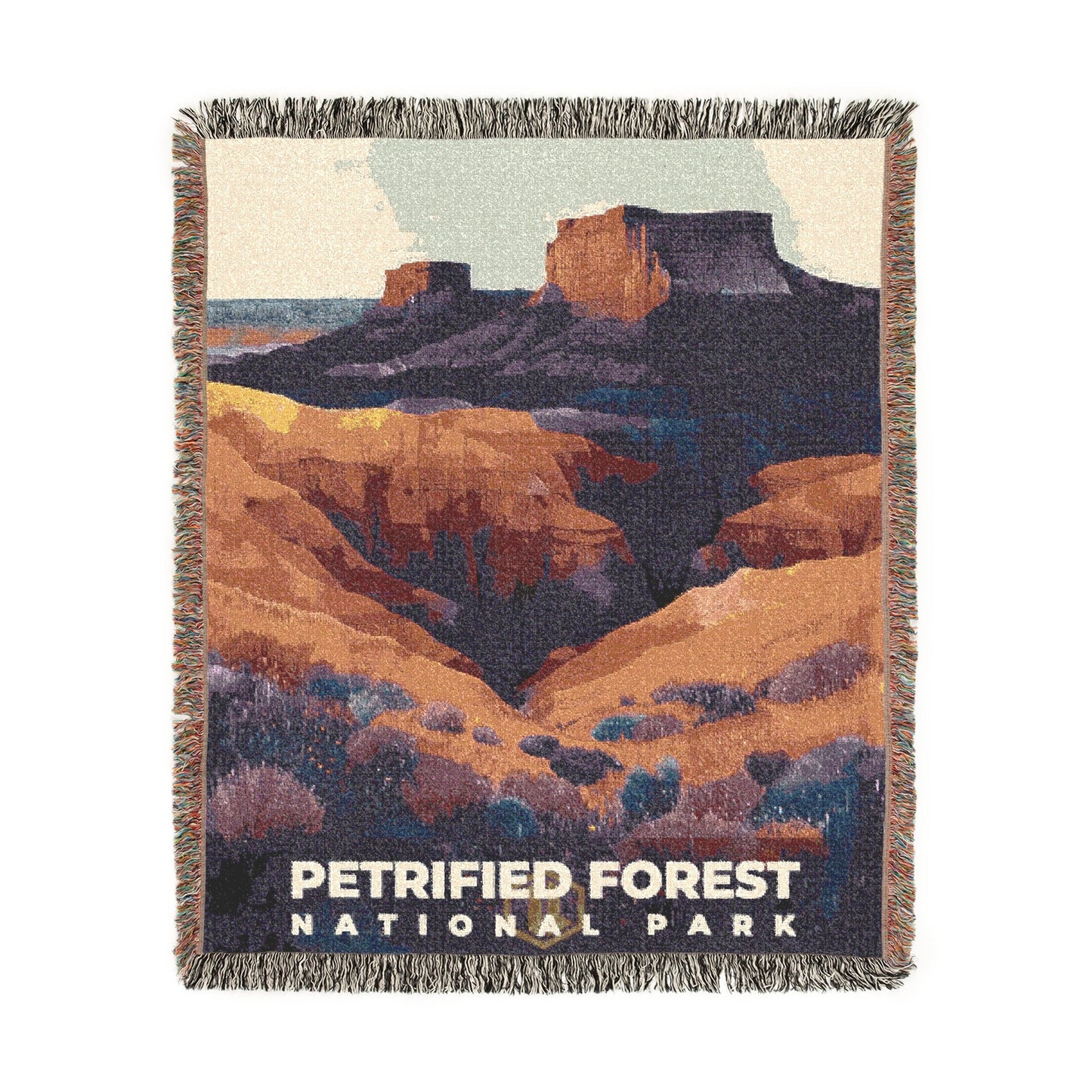 Petrified Forest National Park Woven Blanket | S20