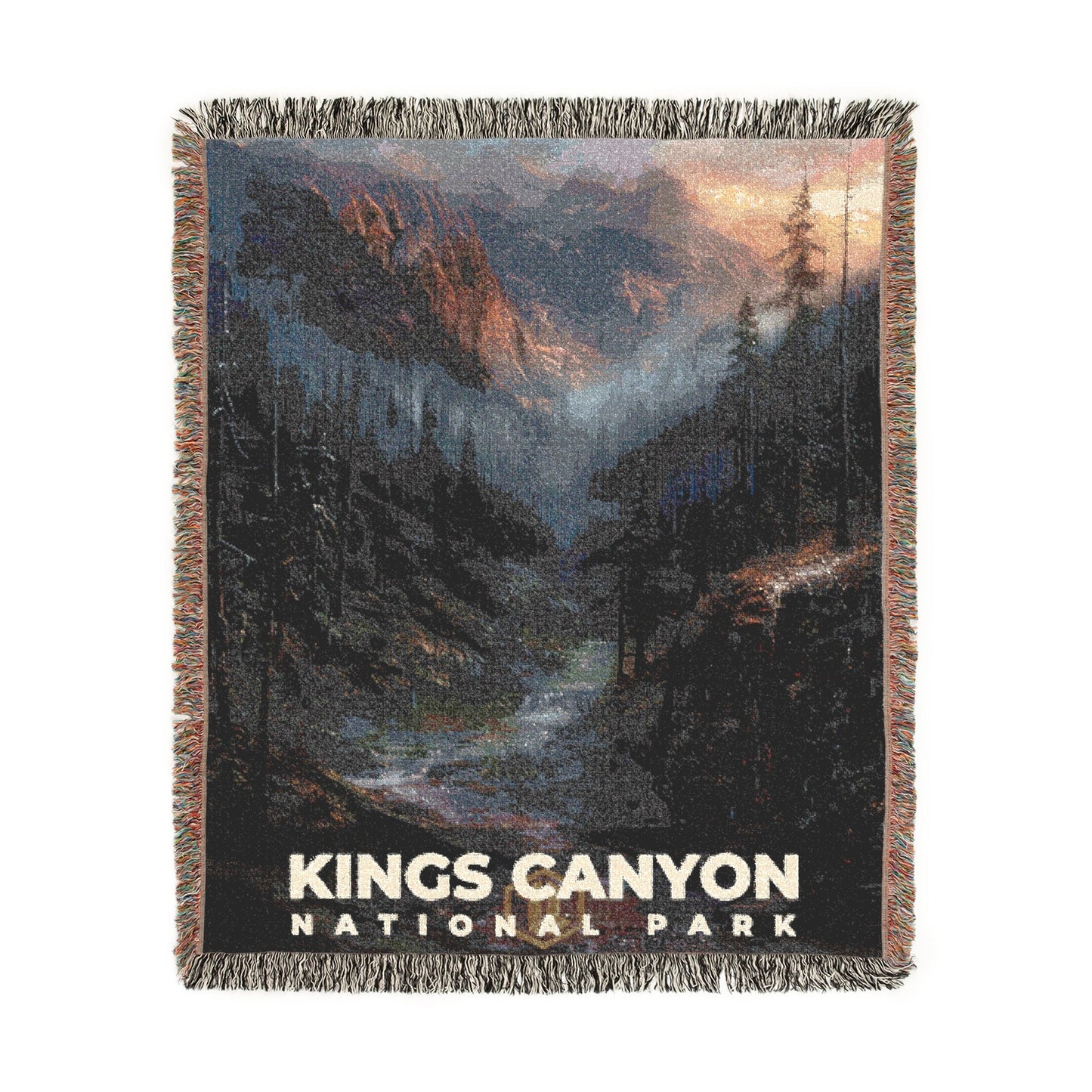Kings Canyon National Park Woven Blanket | S12