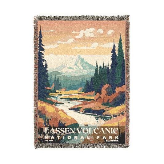 Lassen Volcanic National Park Woven Blanket | S05