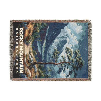 Rocky Mountain National Park Woven Blanket | S14