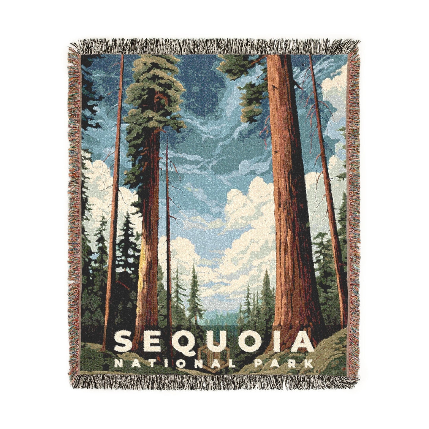 Sequoia National Park Woven Blanket | S07