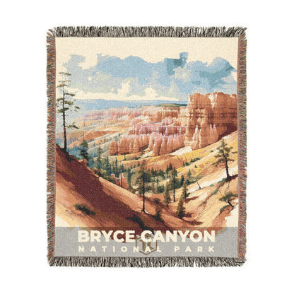 Bryce Canyon National Park Woven Blanket | S08