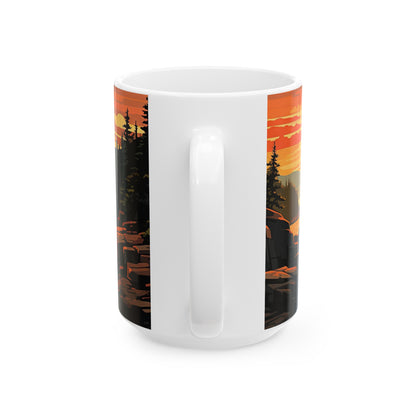 Acadia National Park Mug | White Ceramic Mug (11oz, 15oz)