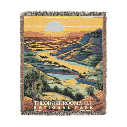 Theodore Roosevelt National Park Woven Blanket | S02