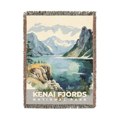 Kenai Fjords National Park Woven Blanket | S08