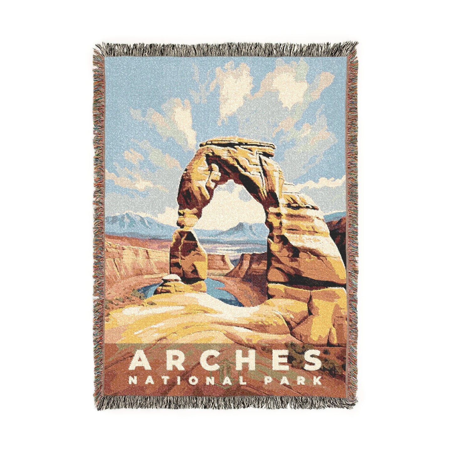 Arches National Park Woven Blanket | S06