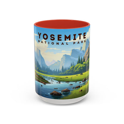 Yosemite National Park Mug | Accent Coffee Mug (11, 15oz)