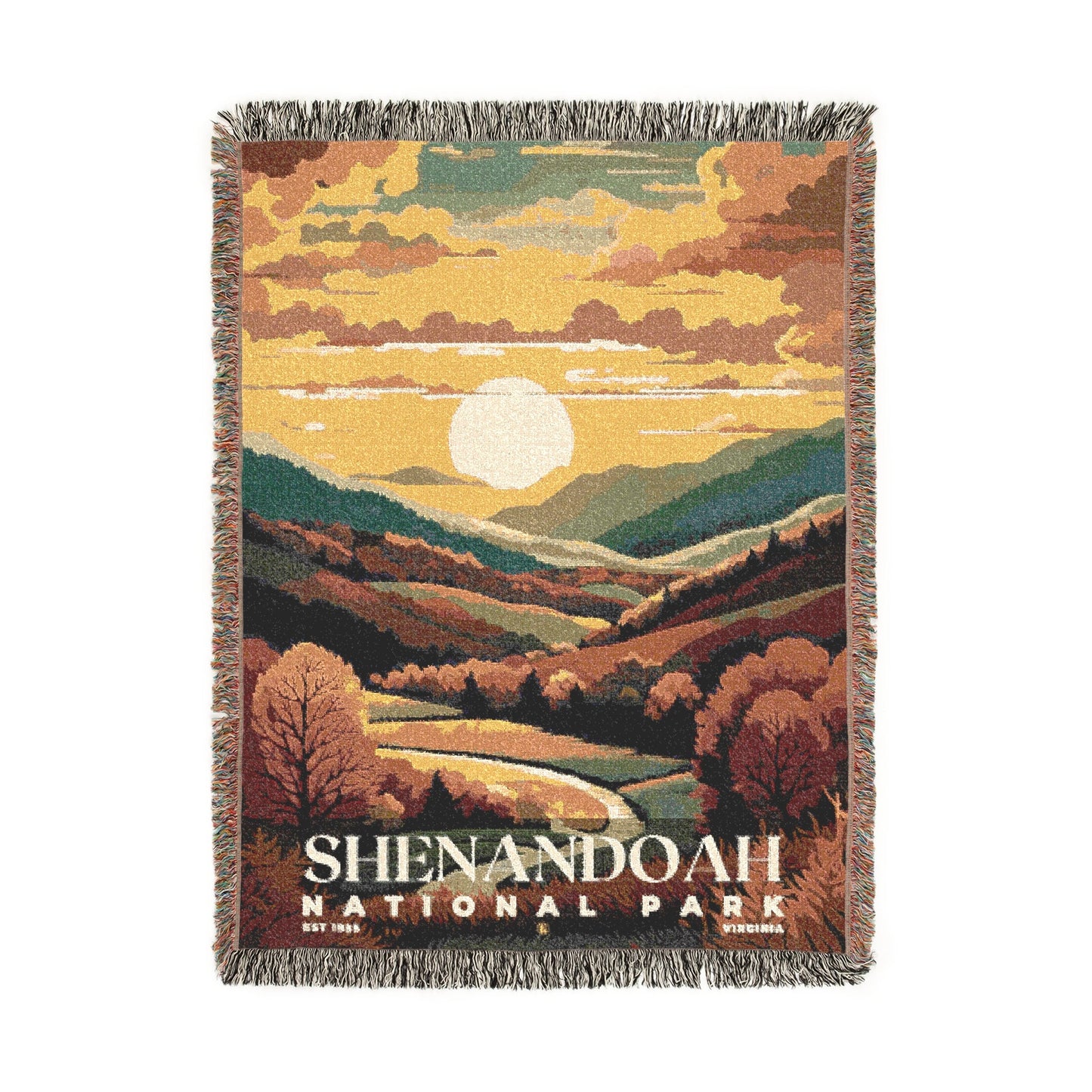 Shenandoah National Park Woven Blanket | S05