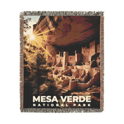 Mesa Verde National Park Woven Blanket | S10