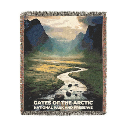Gates of the Arctic National Park Woven Blanket | S10