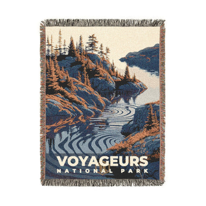 Voyageurs National Park Woven Blanket | S19