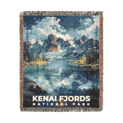 Kenai Fjords National Park Woven Blanket | S14