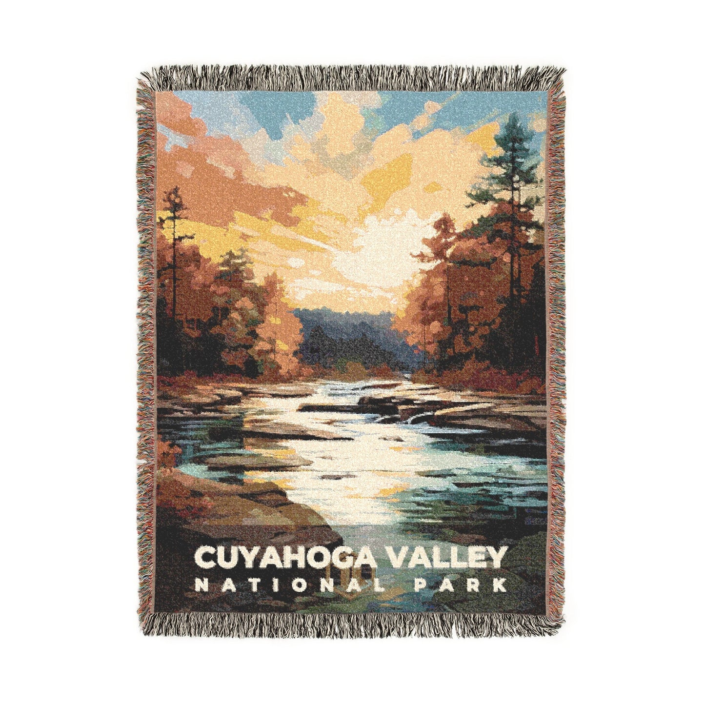 Cuyahoga Valley National Park Woven Blanket | S06