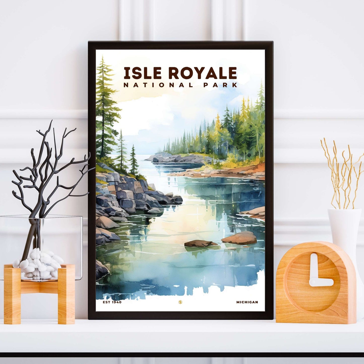 Isle Royale National Park Poster | S08