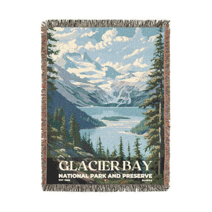 Glacier Bay National Park Woven Blanket | S02