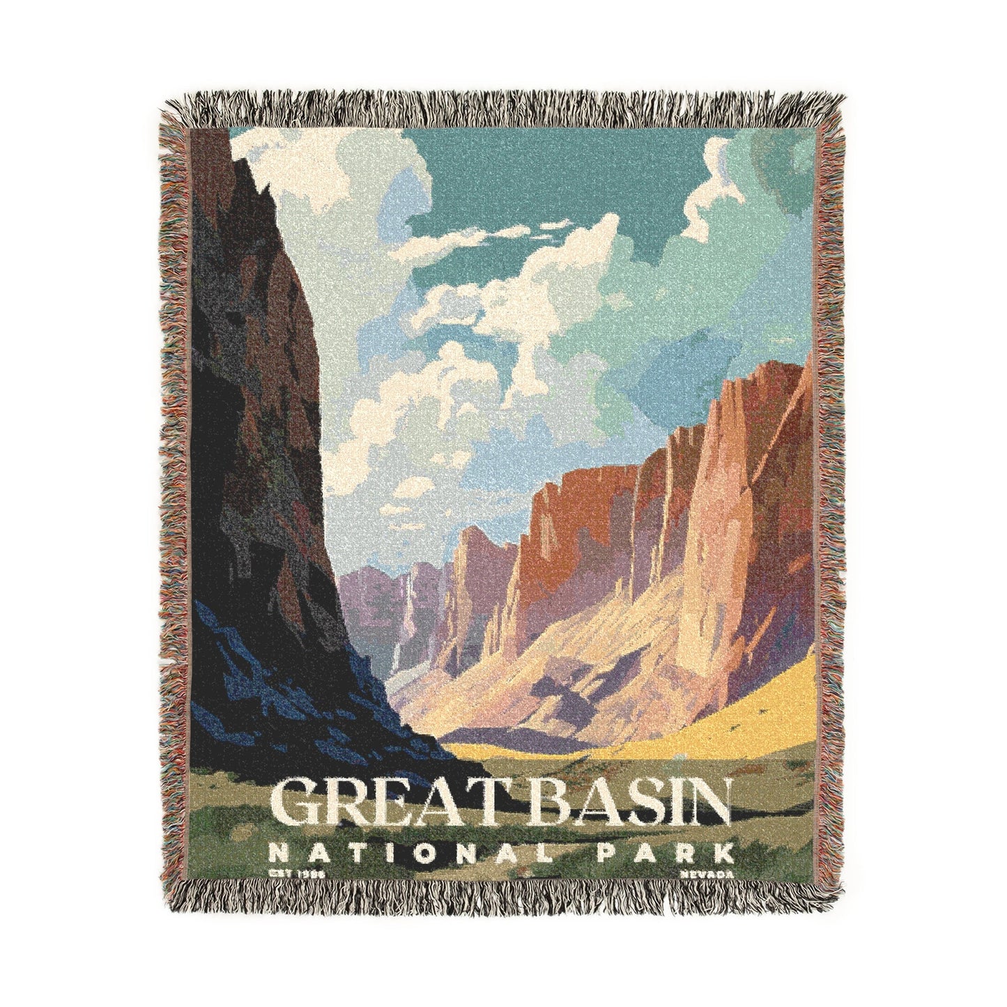 Great Basin National Park Woven Blanket | S03