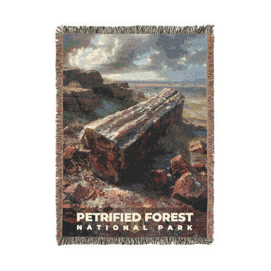Petrified Forest National Park Woven Blanket | S12