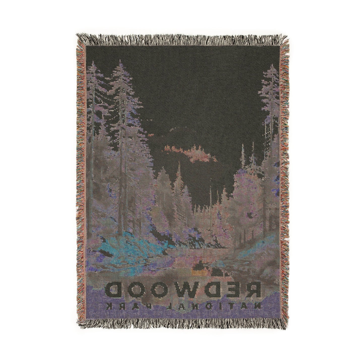 Redwood National Park Woven Blanket | S08
