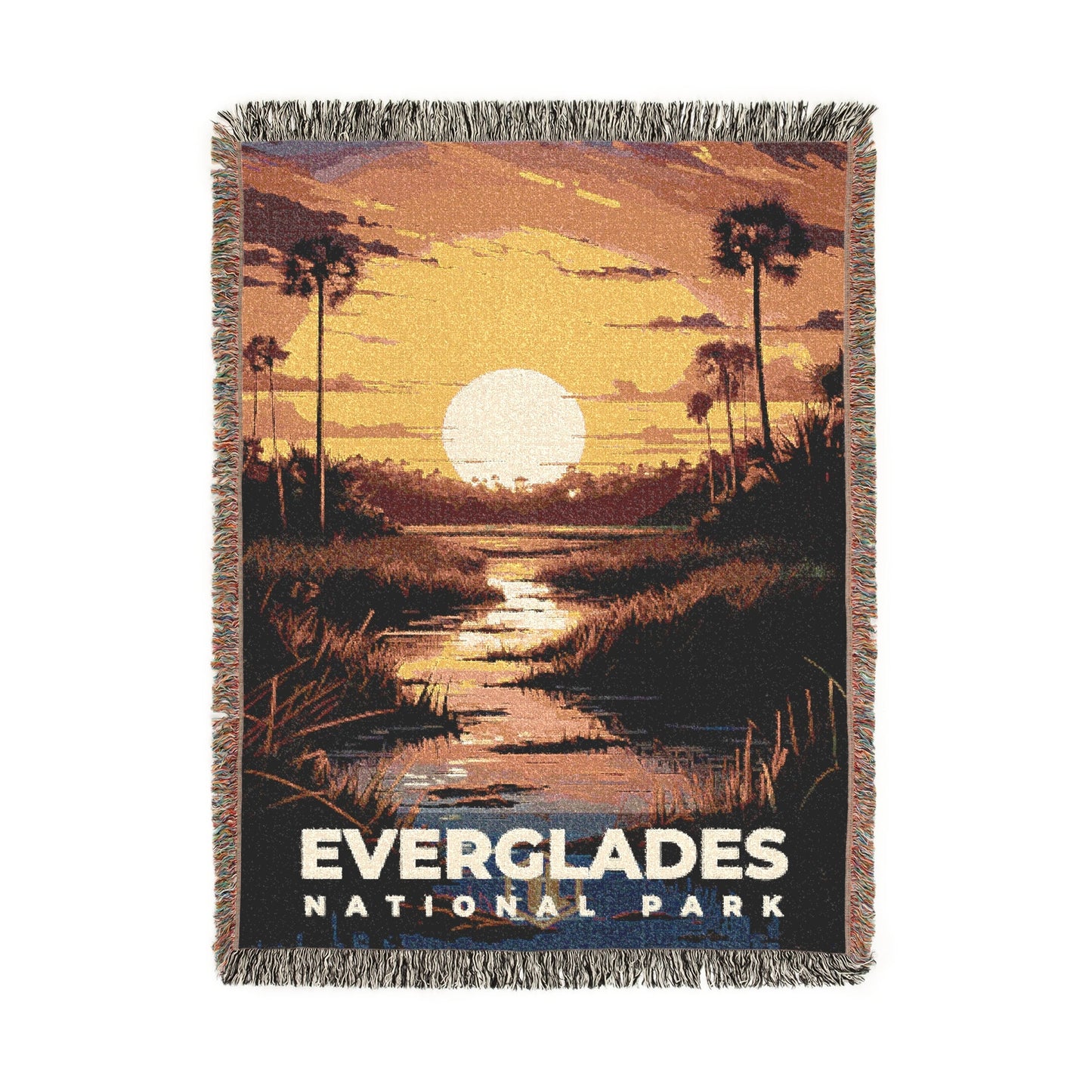 Everglades National Park Woven Blanket | S07