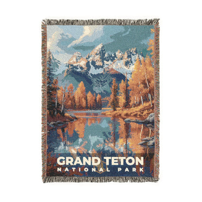 Grand Teton National Park Woven Blanket | S18