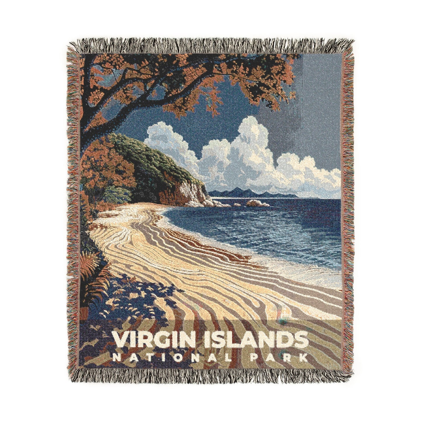 Virgin Islands National Park Woven Blanket | S19