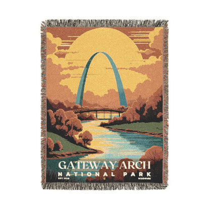 Gateway Arch National Park Woven Blanket | S05