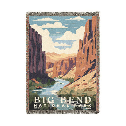 Big Bend National Park Woven Blanket | S03