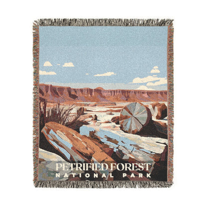 Petrified Forest National Park Woven Blanket | S01