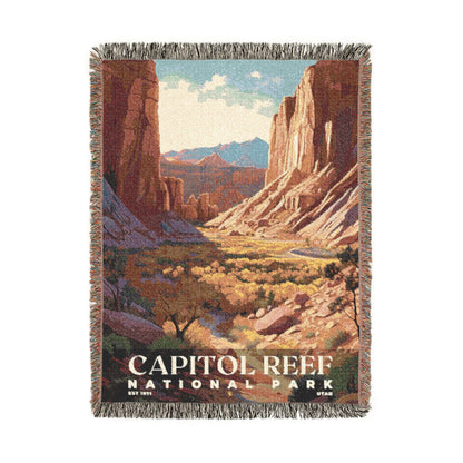 Capitol Reef National Park Woven Blanket | S02